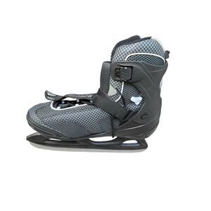 Globus Size 46 Recreational Ice Skates Hockey Black Gray Performance Quick-LS